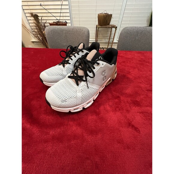 On Cloud Cloudflyer Running Shoes Womens 9.5 Sneakers Glacier Rosebrown - Picture 9 of 10